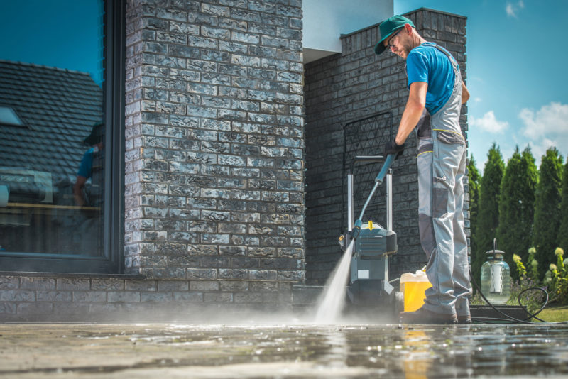 out side pressure washing